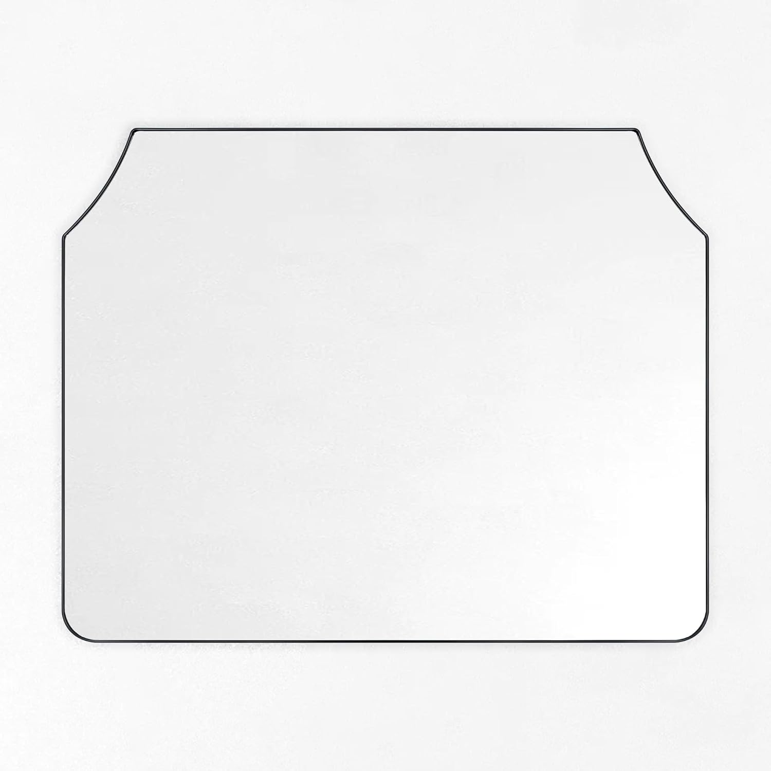 Large Black Arched Mantel Mirror 32x40'' Y304086