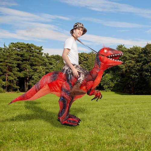 Inflatable Dragon Costume Adults 72IN and Inflatable Dinosaur Costume for Adult 72IN J7128