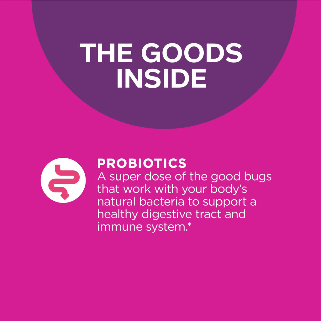 Probiotic Gummy, 1 Billion CFUs, Berry, 80 Ct J6283