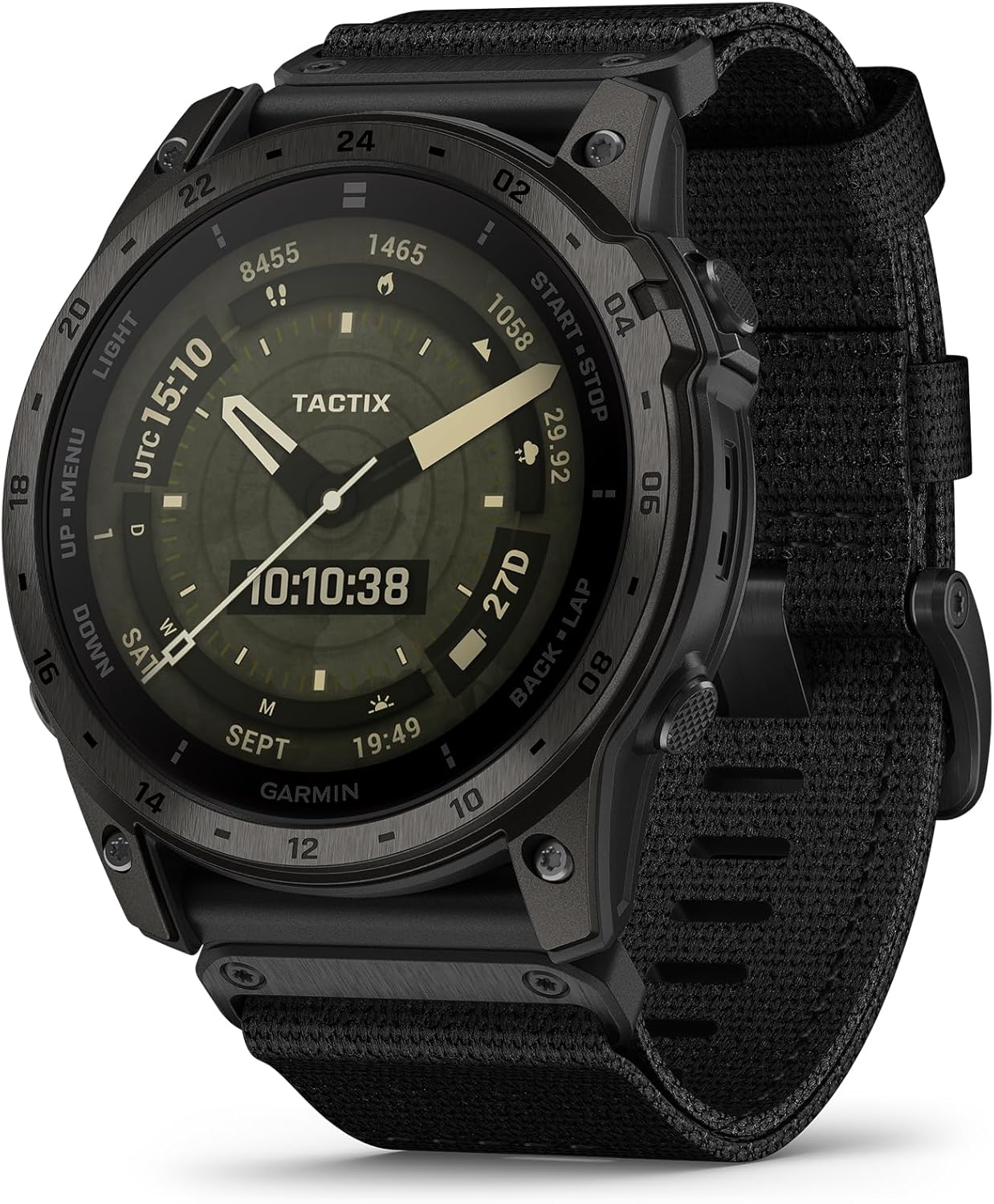 AMOLED GPS Smartwatch with Flashlight and TopoActive Mapping B109065
