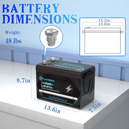 12V 300Ah LiFePO4 Battery with 250A BMS Q301