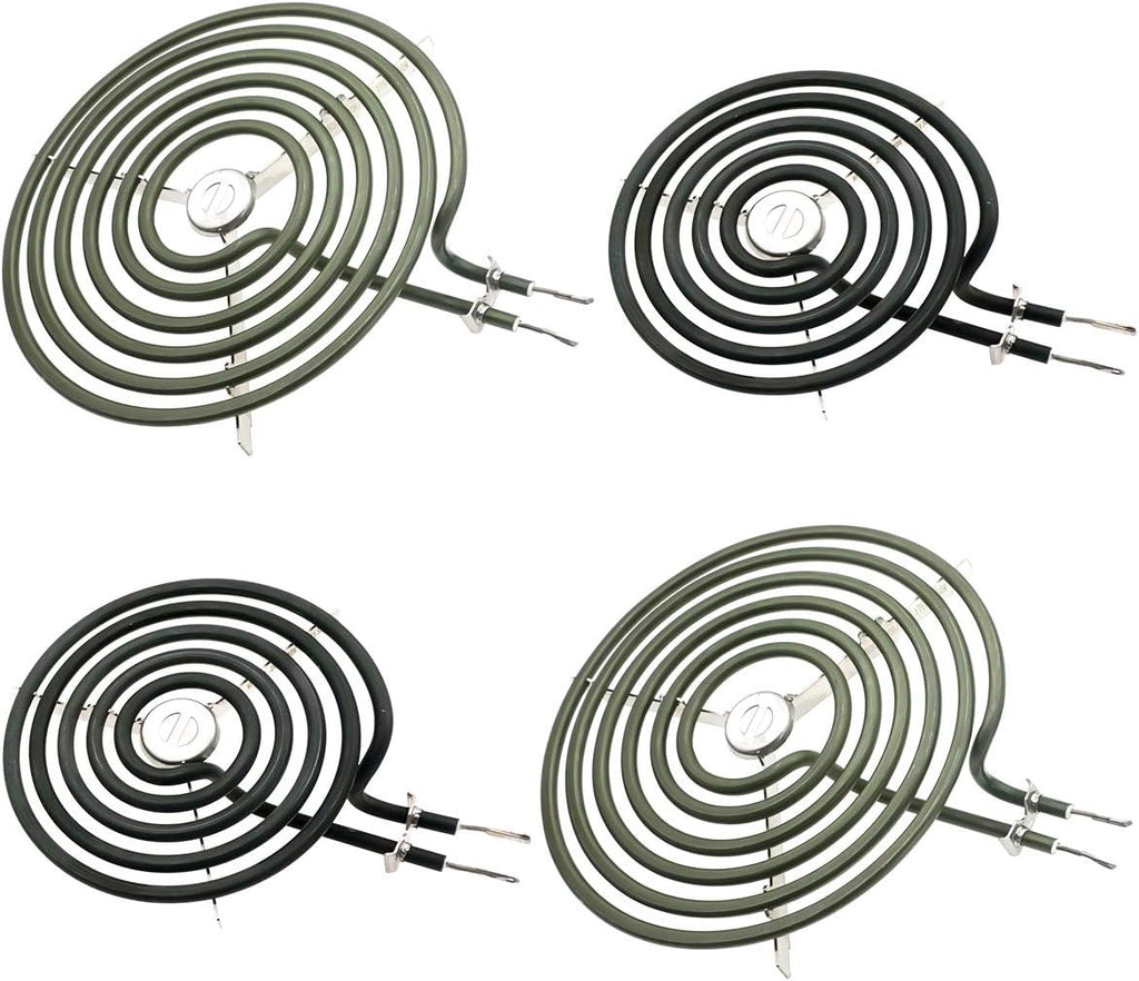 2 pcs 6 Inch and 2 pcs 8 Inch Range Stove Top Surface Element Burner Kit H873