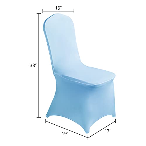 Waterproof Polyester Spandex Stretch Dining Chair Covers (100PCS, Black) O11992