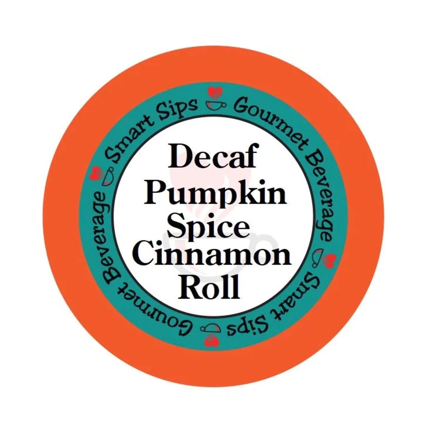 Decaf Pumpkin Spice Cinnamon Roll Gourmet Coffee Single Serve Pods E917