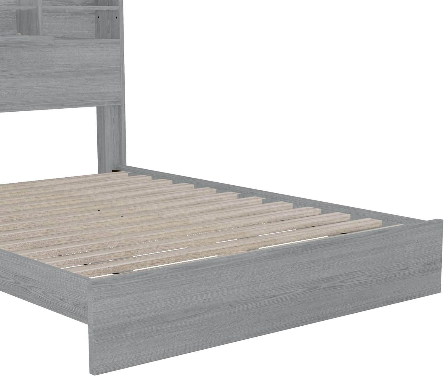 Queen Size Wooden Bed Frame with 2 Nightstands and 1 Dresser W366742