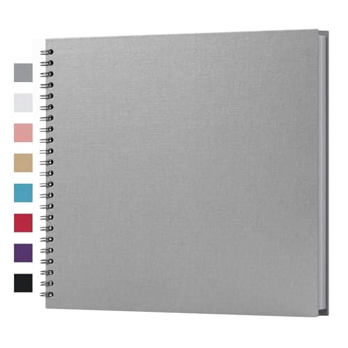 10 x 10 Inch 40 Pages Hardcover Kraft Paper Scrapbook Album X394511