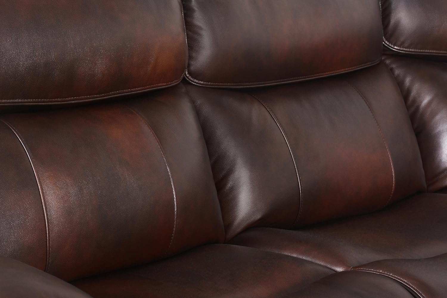 Brown Top Grain Leather 6 Piece Power Reclining Sectional Y83899