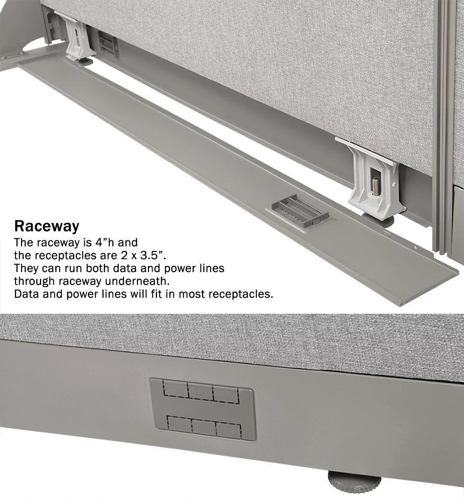 4 Stations Office Partition V570432