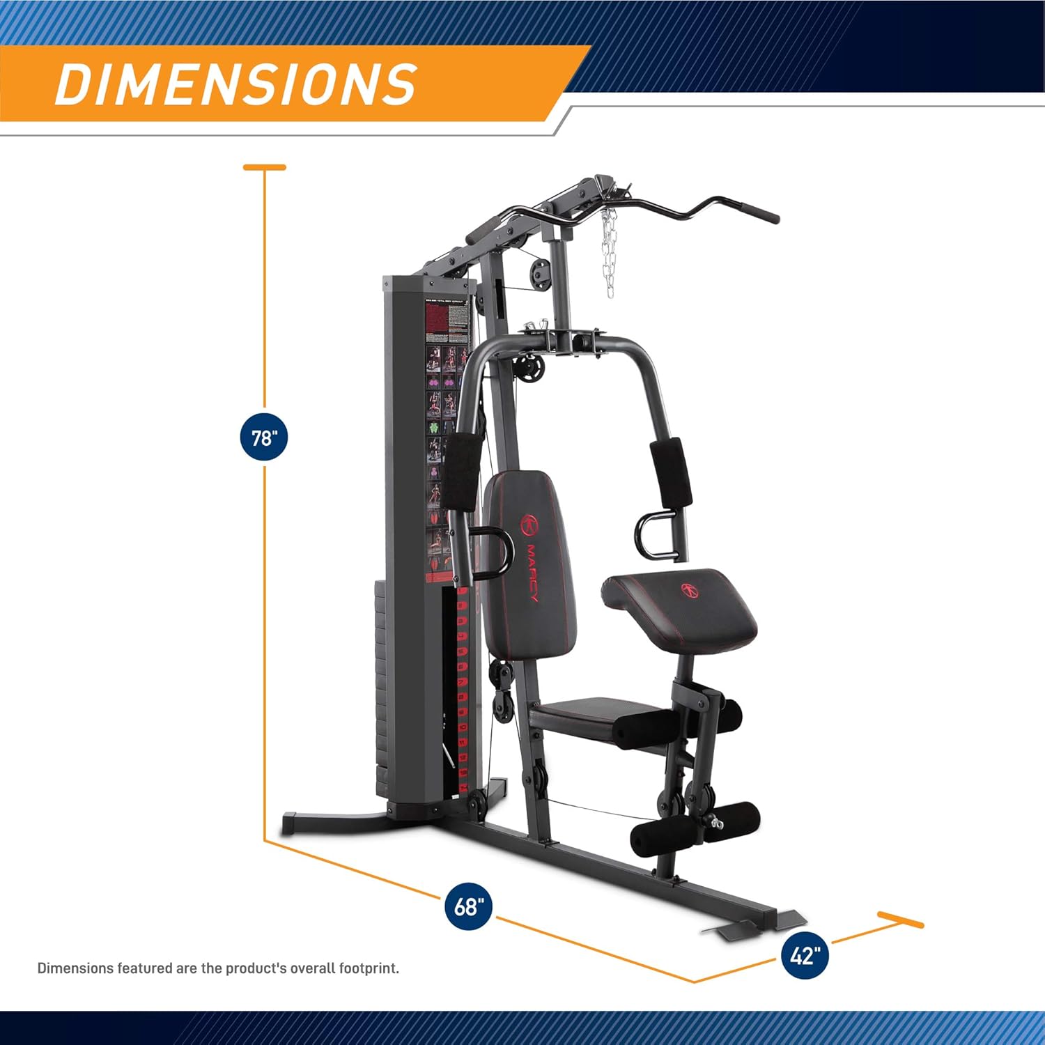 150-lb Multifunctional Home Gym Station K339824