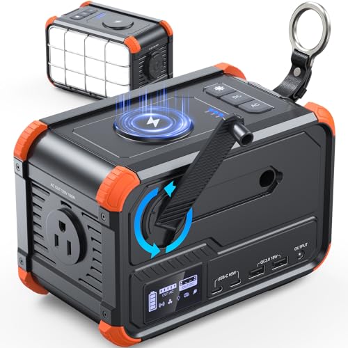 Portable Power Station 153Wh 120V 150W AC Outlet Lithium Battery Power Bank K28010