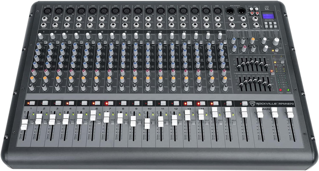 12 Channel 4800w Powered Mixer P876443