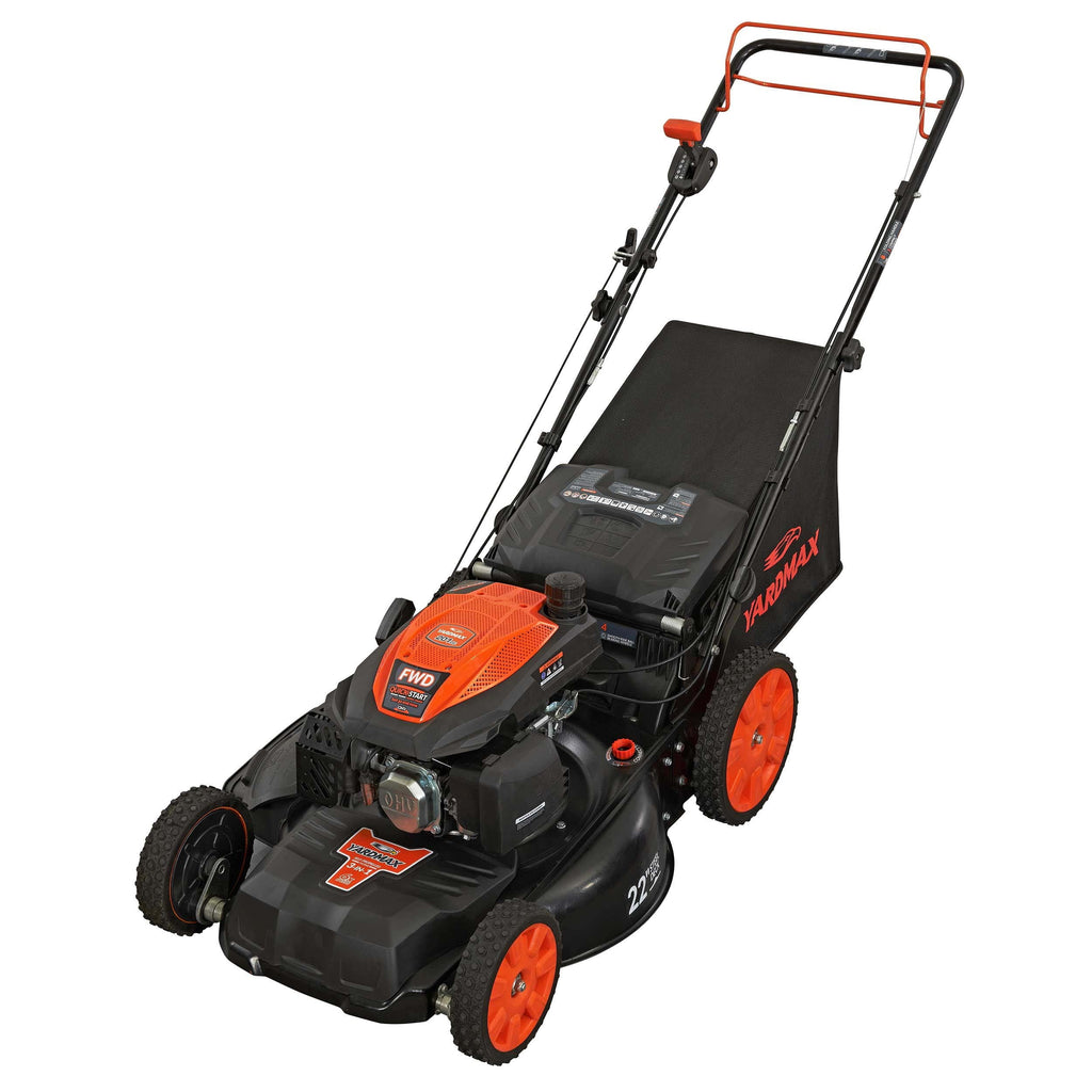 22 in. 201cc 3-in-1 Gas Walk Behind Self Propelled Lawn Mower G546561