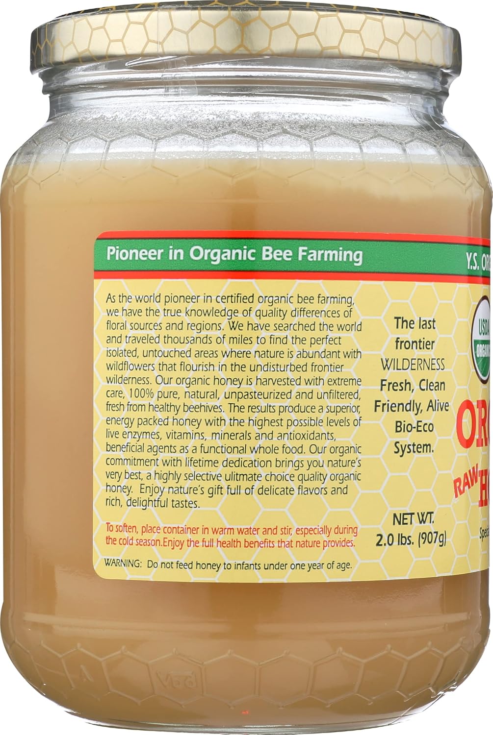 32oz Organic Raw Honey K297214