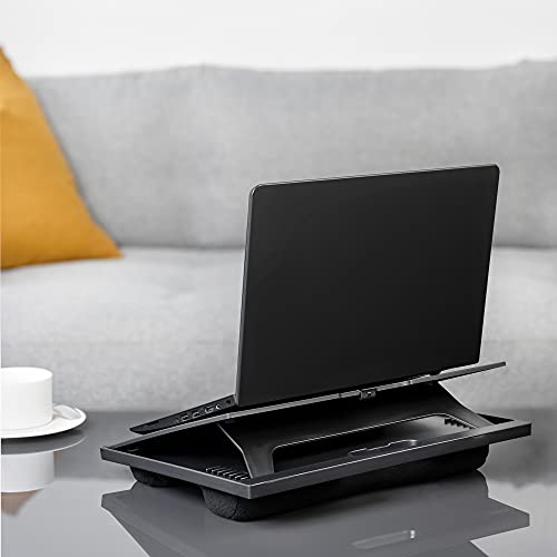 Blue Adjustable Laptop Tray with Cushion P170847