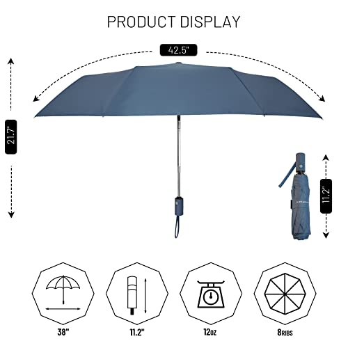 Compact Automatic Waterproof Light Folding Umbrella X3057