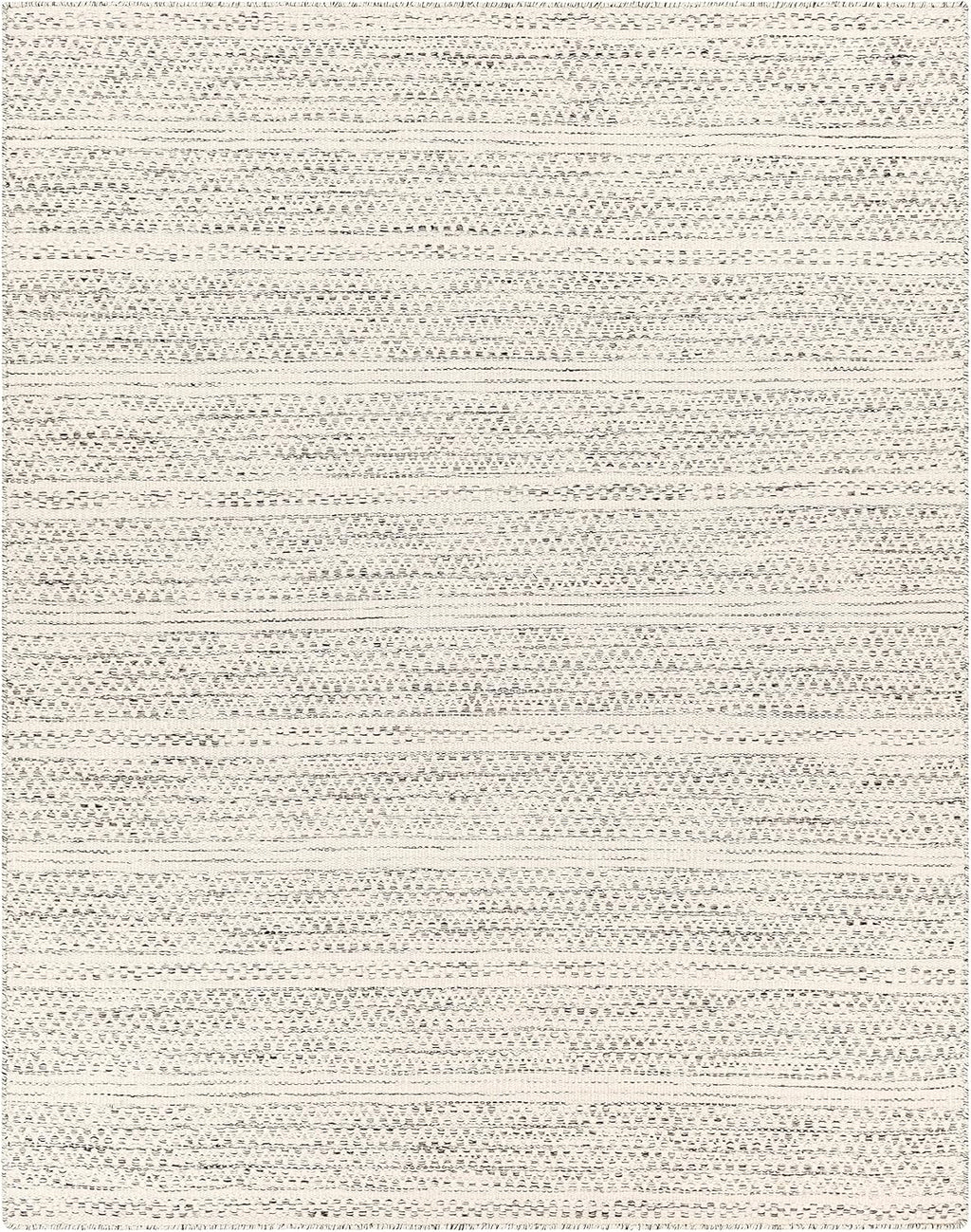 Natural Fiber Wool Area Rug - Black, Cream, Beige - 8'10" x 12' K5070