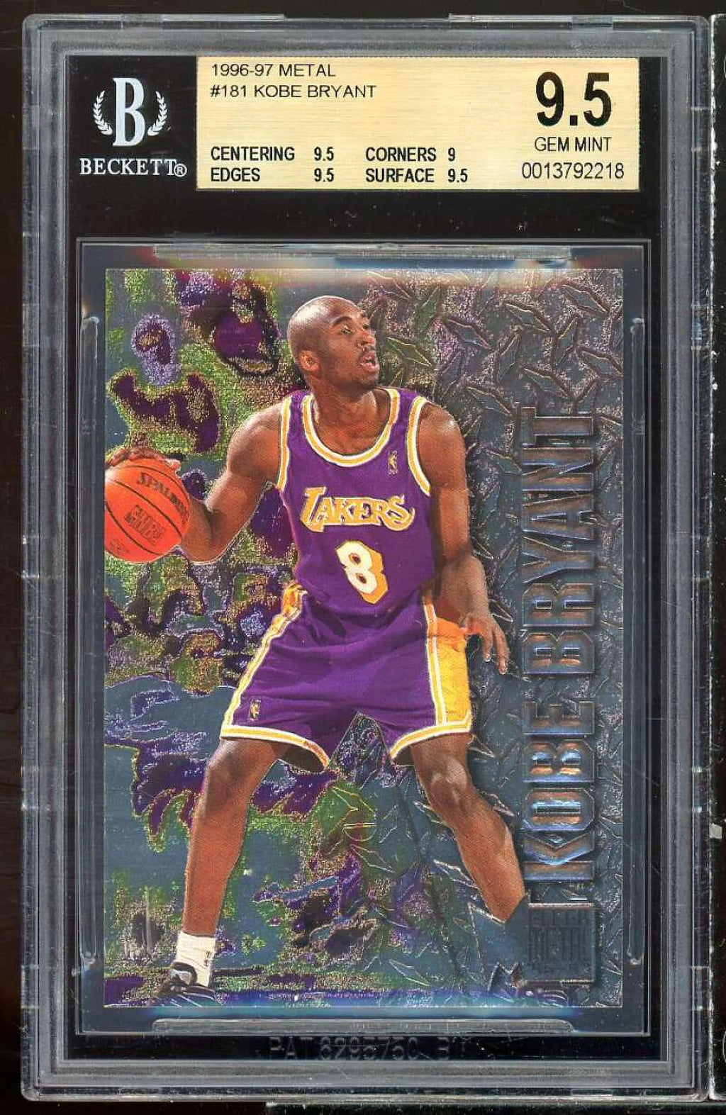 1996-97 Metal #181 BGS 9.5 Rookie Card S718823