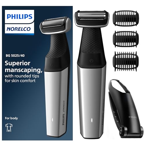 Showerproof Body & Manscaping Trimmer with Back Attachment N615
