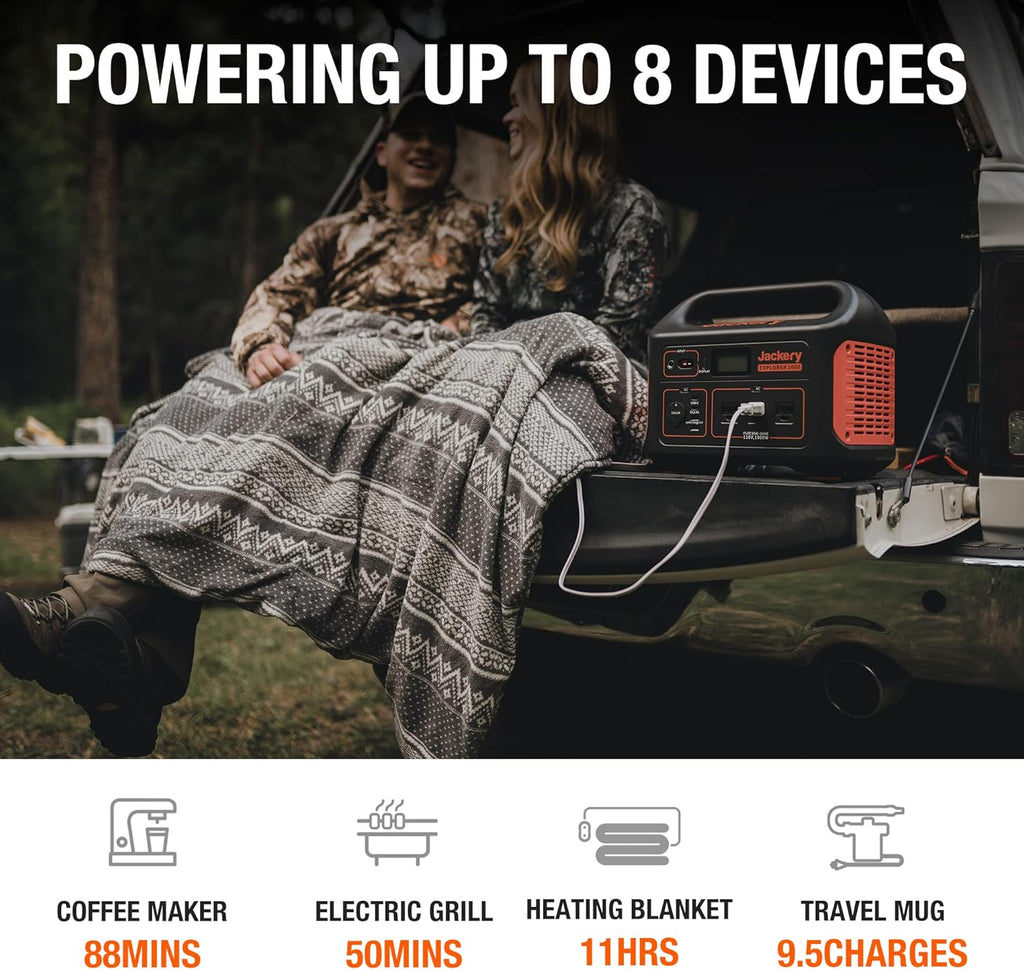 1002Wh Portable Power Station with AC Outlets J91197