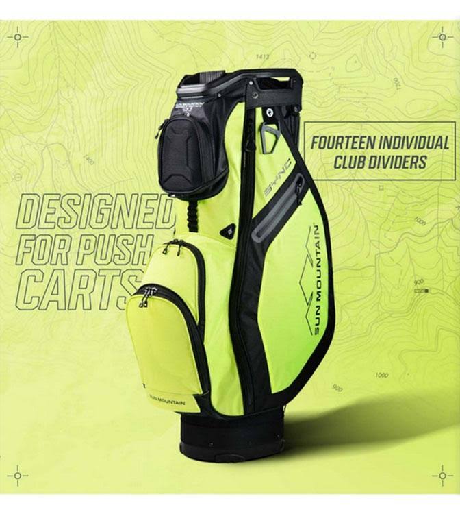 Black Gray Camo Gold Cart Bag B25264