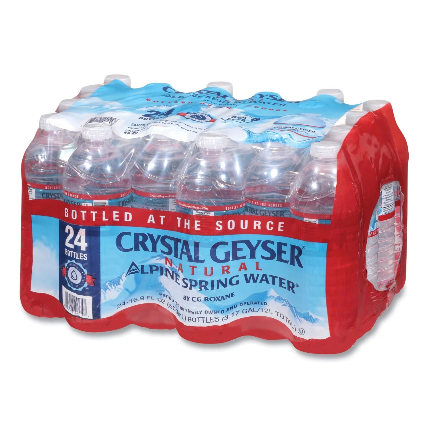 16.9-oz Spring Water, 24 Bottles W1873