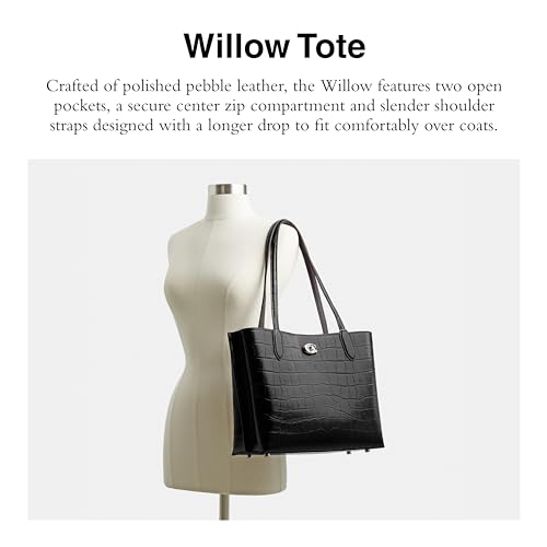 Embossed Croc Willow Tote I59739