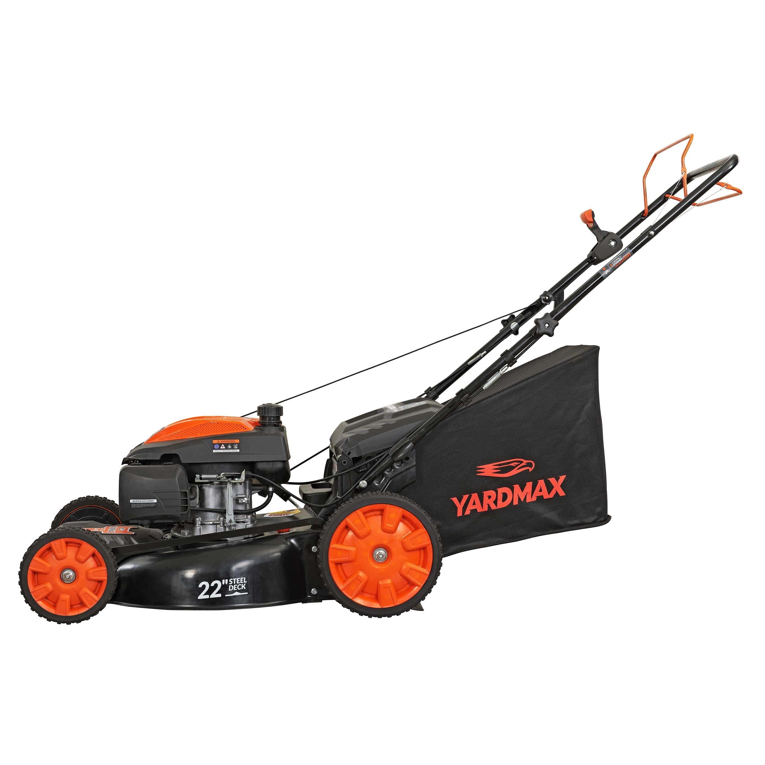 22 in. 201cc 3-in-1 Gas Walk Behind Self Propelled Lawn Mower G546561