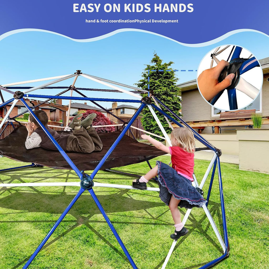 10ft Climbing Dome Jungle Gym with Hammock R687