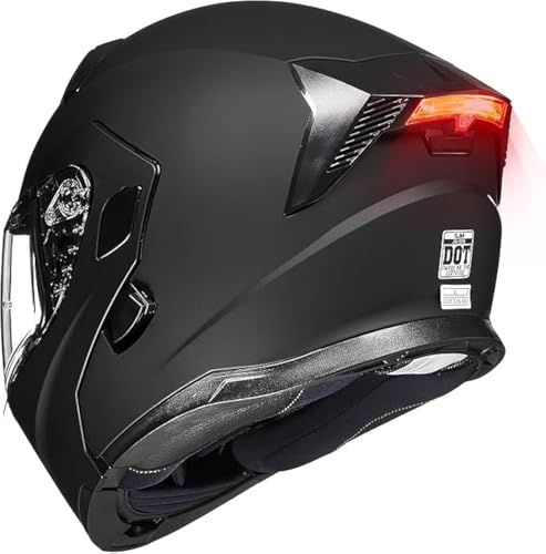 Motorcycle Modular Full Face Helmet Flip up Dual Visor B590018