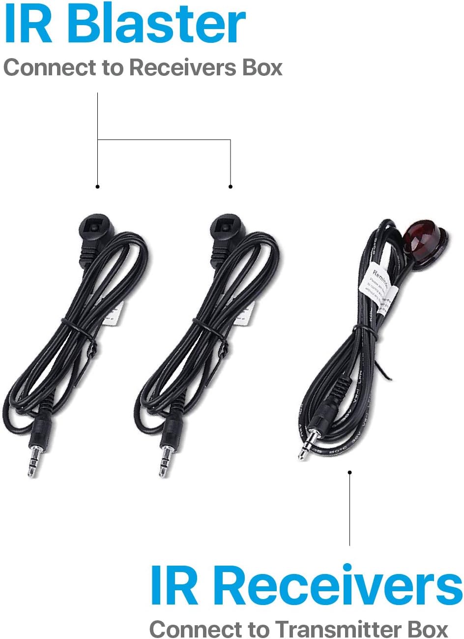 8 Port HDMI Extender Splitter over Cat6/Cat7 Cable with IR Remote Control Y168652