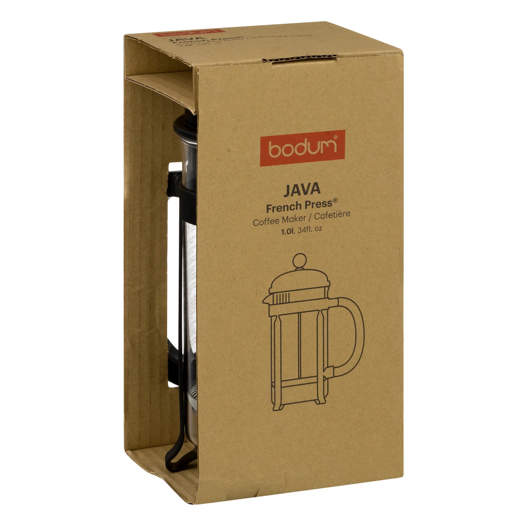 34 Ounce Black French Press Coffee Maker A83250