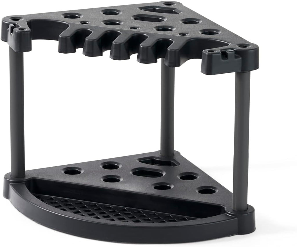 Compact Corner Tool Rack for 25 Long-Handled Garden Tools W3823
