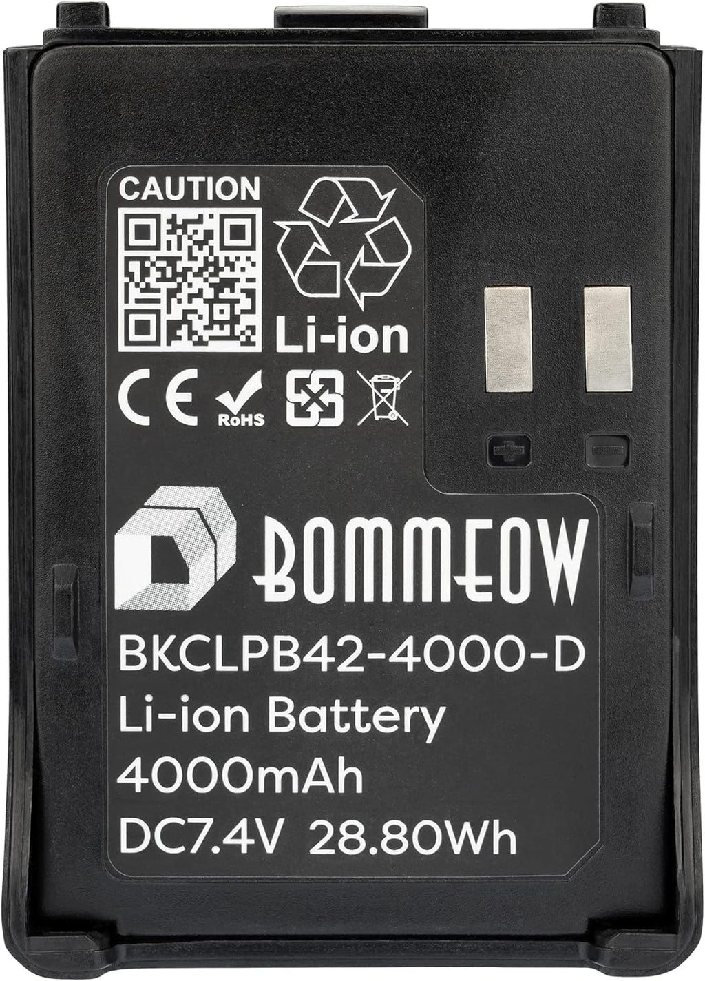 7.4V 4000mAh Li-ion Replacement Battery Pack of 2 S43371
