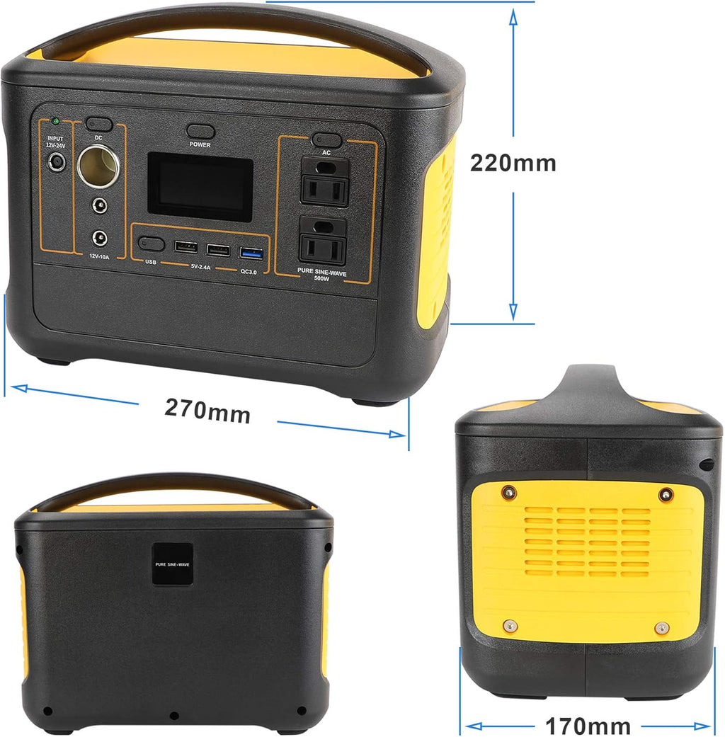 500W 568Wh Lithium Portable Power Station Q9722