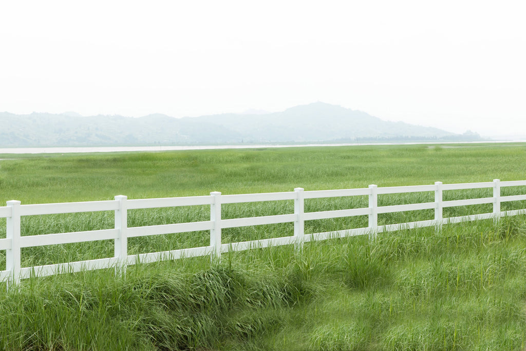 Pack of 2 Vinyl Fence Posts with Cap X4201