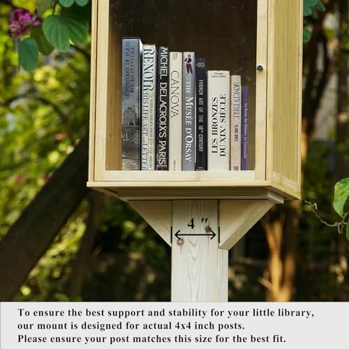 Outdoor Wood Book Storage Box Bracket Q147