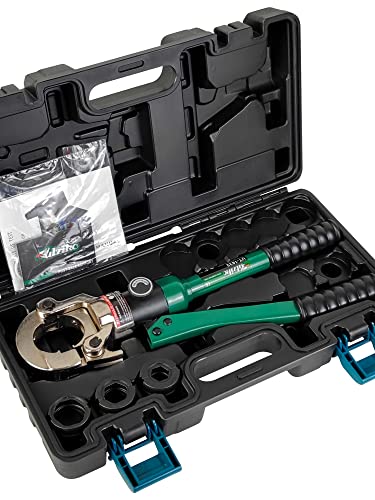 Copper Tube Crimping Tool with 1/2" 3/4" 1" Jaw C7046