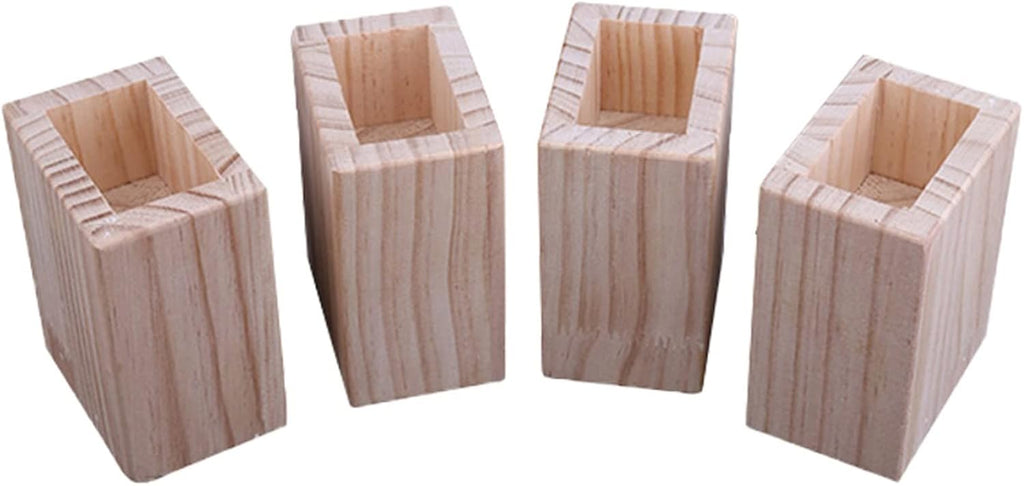 4 Pcs Solid Wood Furniture Legs M206