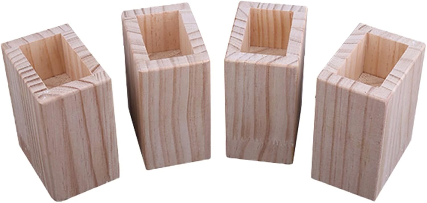 4 Pcs Solid Wood Furniture Legs M206