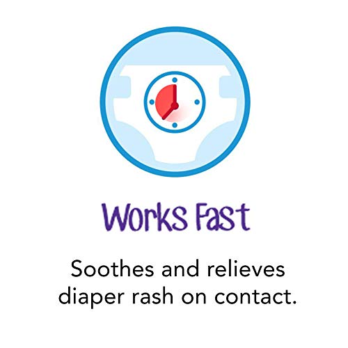Maximum Strength Baby Diaper Rash Cream with 40% Zinc Oxide, Hypoallergenic Paste, 16 oz V746418