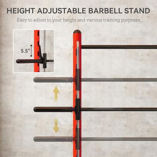 Adjustable Power Rack with Pull-Up Bar W2482