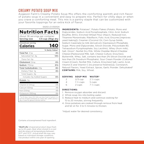 Creamy Potato Soup Mix 45 Oz A422026