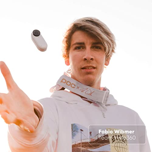 Small Action Camera, 1 oz, Waterproof, with Charge Case and Wearable Camera Accessories D60646