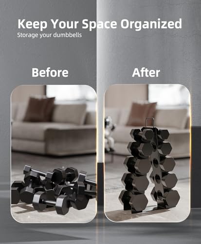 Compact A-Frame Dumbbell Rack I862