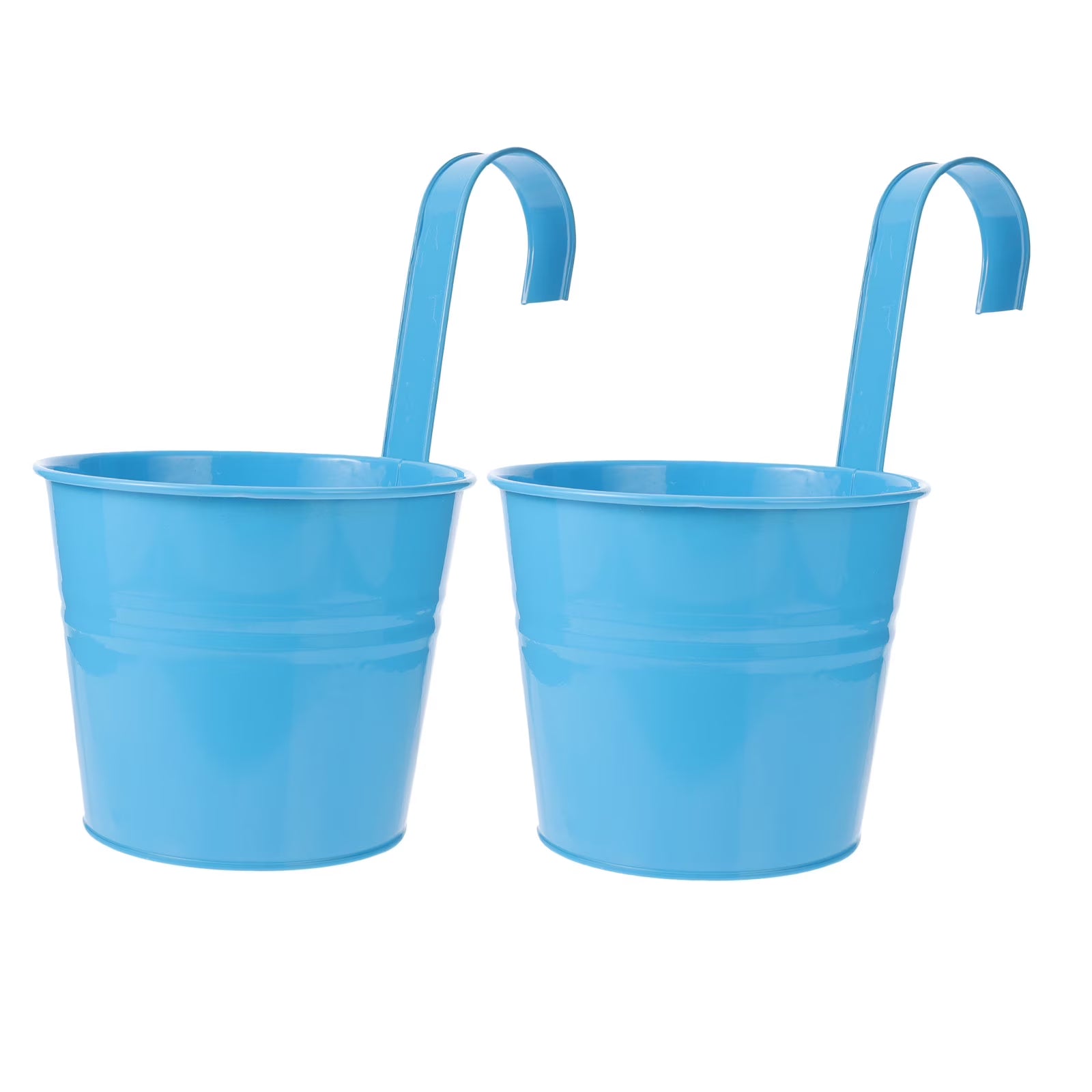 Vintage Hanging Flower Pots Plant Bucket Tinplate Planters X9897