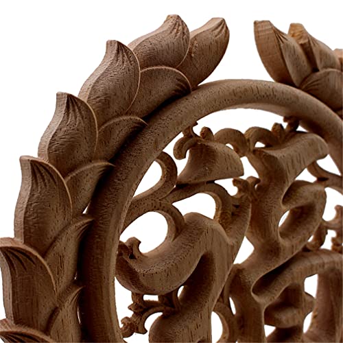 40cmX40cm Wood Carving Decorative Wall Furniture Appliques R936987