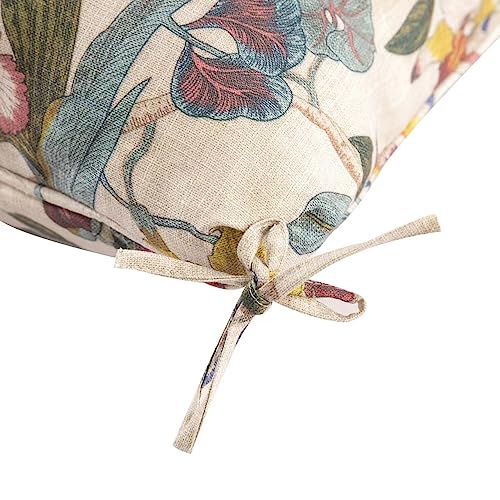 44 x21x4.5 inch Khaki Floral Essence Outdoor Dining Chair Cushions Set of 4 U747