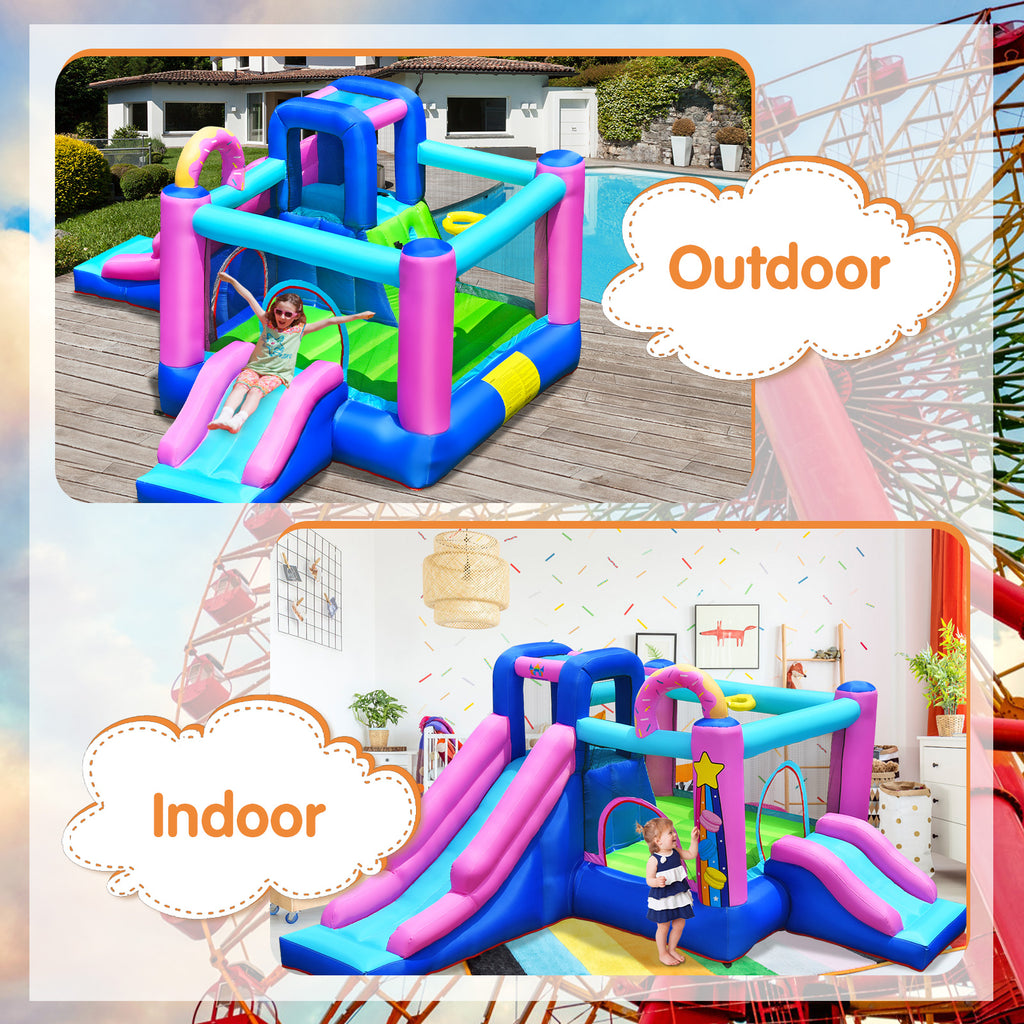 Inflatable Bounce Castle with Dual Slides K65511