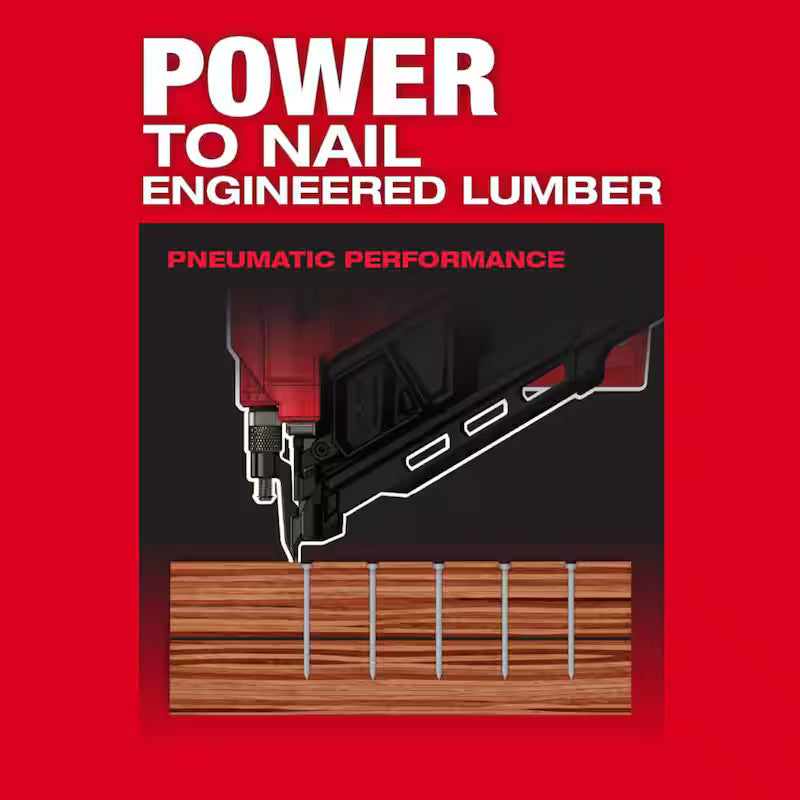 M18 FUEL 3-1/2 in. 18-Volt 30-Degree Lithium-Ion Brushless Cordless Framing Nailer K363488