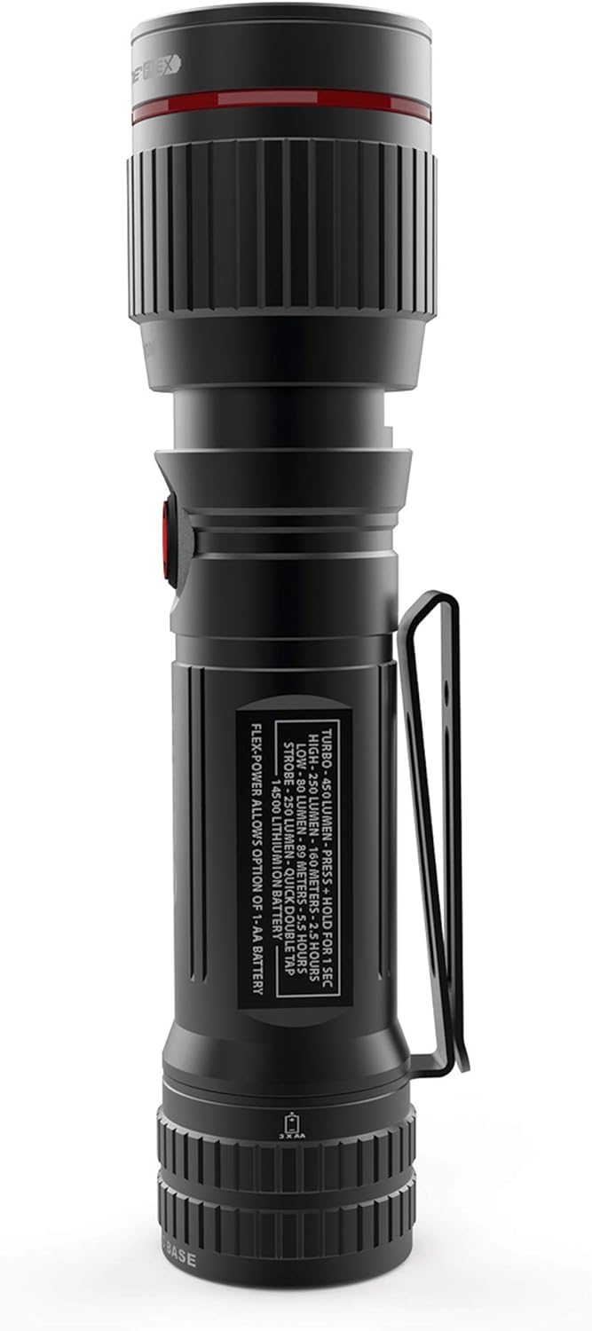 Rechargeable LED Flashlight, 450 Lumens R427893